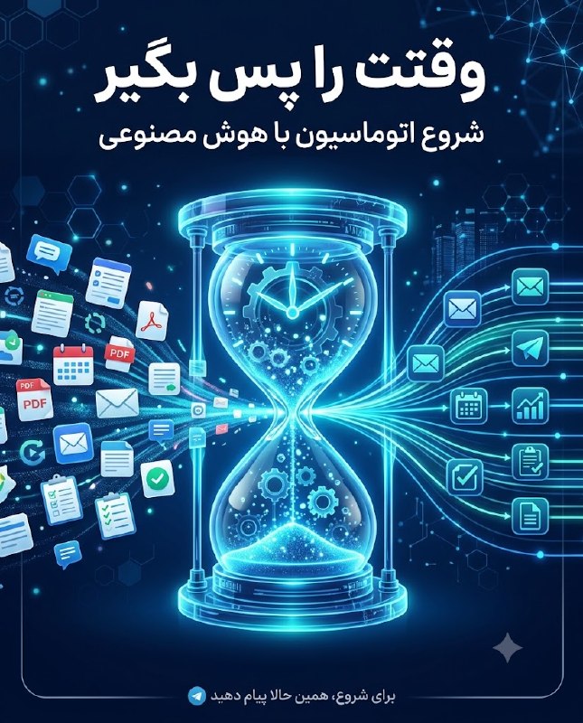 آکادمی دیجیتال مارکتینگ: هر کاری که هر روز دقیقا به یک شکل تکرار می شود، یک گزینه جدی برای اتوماسیون است. ⚙️صبح بخیر! 🌅ارسال پیام پیگیری، ثبت اطل