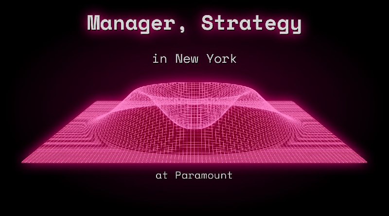 Web3 Manager, Strategy $100k - $115k in New York at Paramount