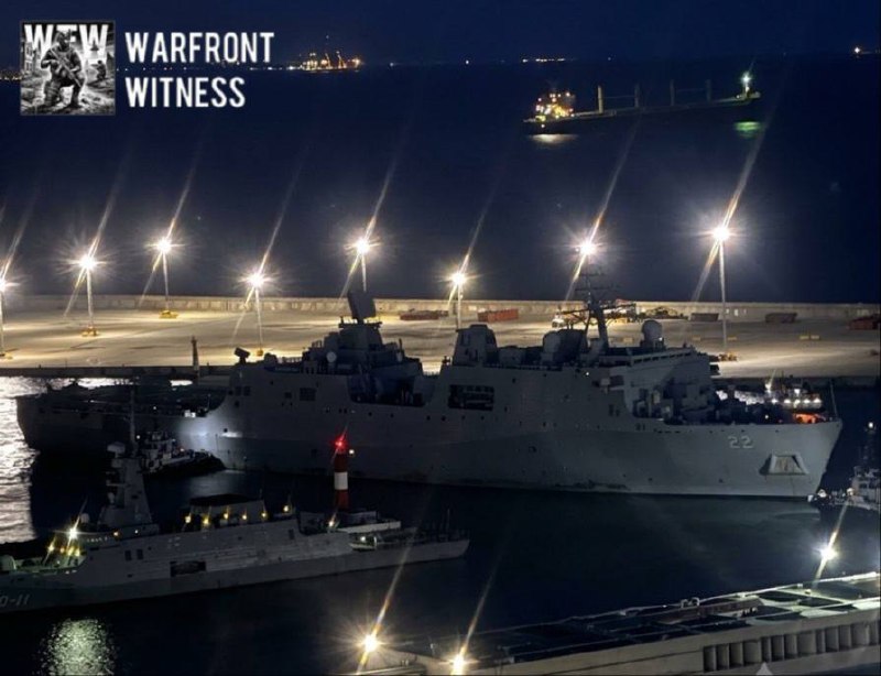 ️🇺🇸🇳🇱🇻🇪 USS Fort Lauderdale (LPD-28) עגנה בנמל לה גוארה כחלק מהפריסה האמריקנית התומכת במאמצי סיוע הומ…