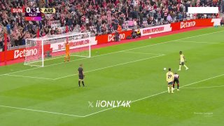 מטרה: BUKAYO SAKA חותם את הניצחון לארסנל עם פנדל!
