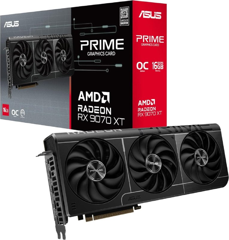 Продам видеокарту ASUS Prime Radeon™ RX 9070 (16 GB) — фото 1