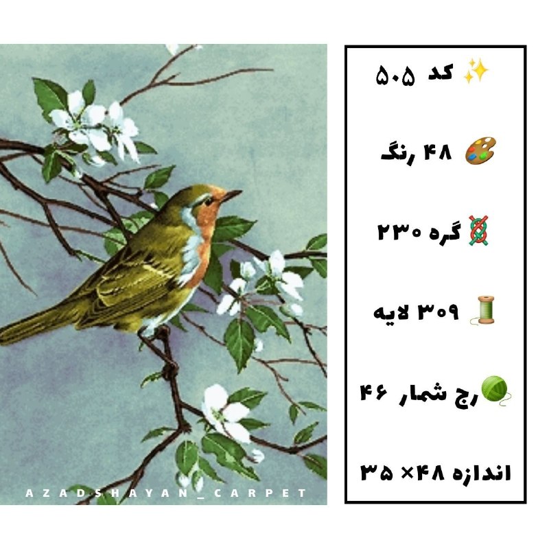 آزادشایان: کد ۵۰۵ ۲۳۰ گره ۳۰۹ لایه منظره پرنده