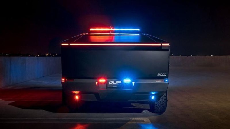 Пикап Tesla Cybertruck получил версию для полиции 3