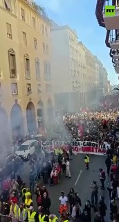 נמשכות המחאות בערים איטלקיות נגד עליית המחירים ומימון מלחמה לרעת החינוך