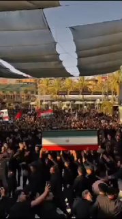 🎦 קבורה של הגופות הקדושות של בני משפחתו של המנהיג ההרוג במקדש הקדוש של האימאם חוסיין (א"ש) והזרת אבול פאזל…