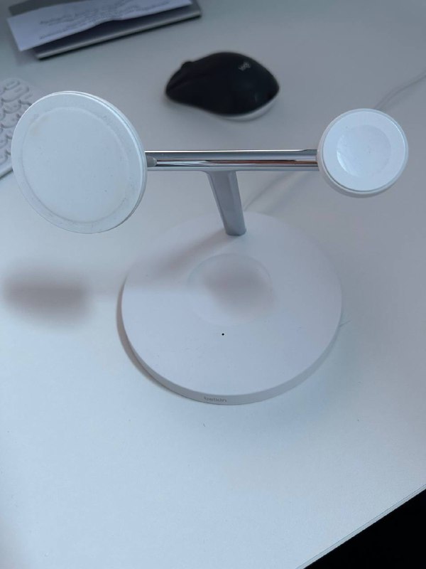 Быстрая беспроводная зарядка Belkin 3-in-1 MagSafe, оригинал, отличное состояние - 200 лари