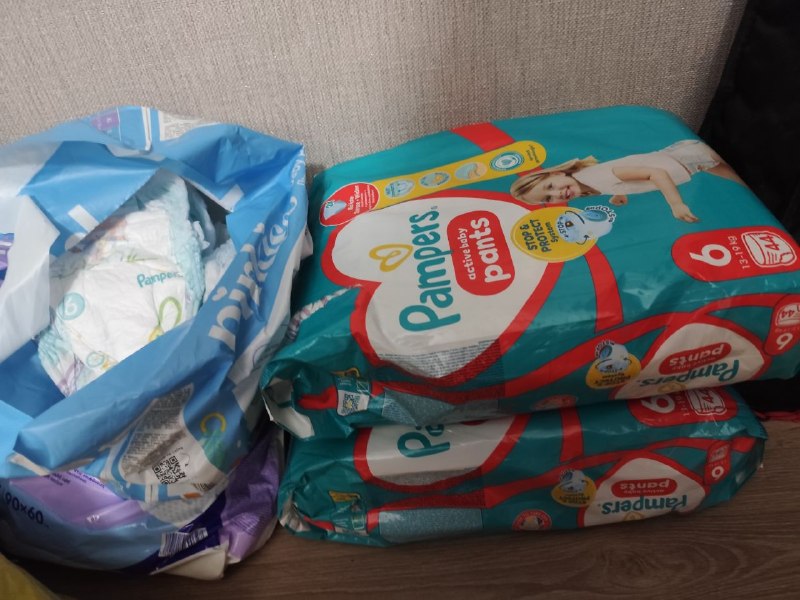 Pampers трусики размер 6
