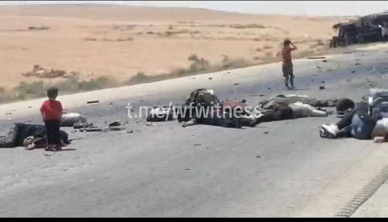 ️🇸🇾 גרפיקה: תמונות נוספות מכביש דמשק-דיר עז זור.