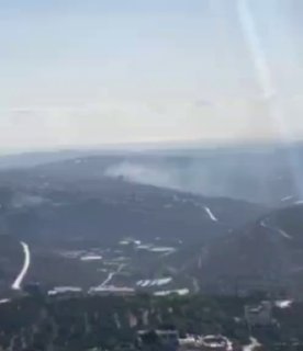 מתנחלים הציתו שריפות בפאתי הכפר סרה, דרומית מערבית לשכם.