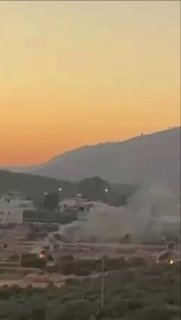 מתנחלים הציתו אדמות פלסטיניות מצפון לרמאללה