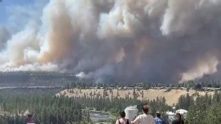 🔴 שריפה מסיבית במזרח וושינגטון; הוצא צו פינוי מיידי