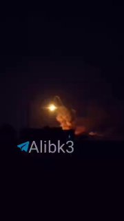 Missiles fly over areas in Aleppo