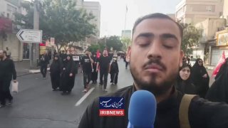 🎦 כיכר משמרות המהפכה והאנשים שהולכים לקבל את פני האימאם שנהרג...