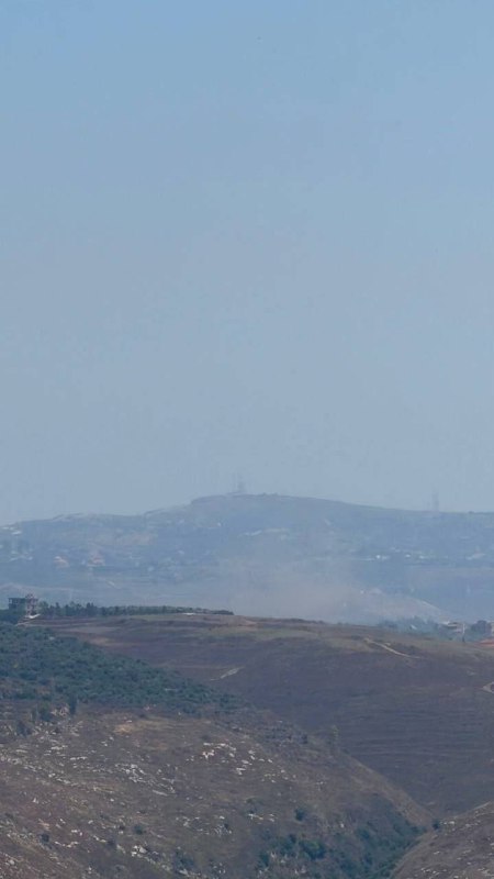 🚨🚨פגזי ארטילריה עיל כוונו לפני מספר דקות בסביבת העיירה קנטרה בדרום לבנון&33;