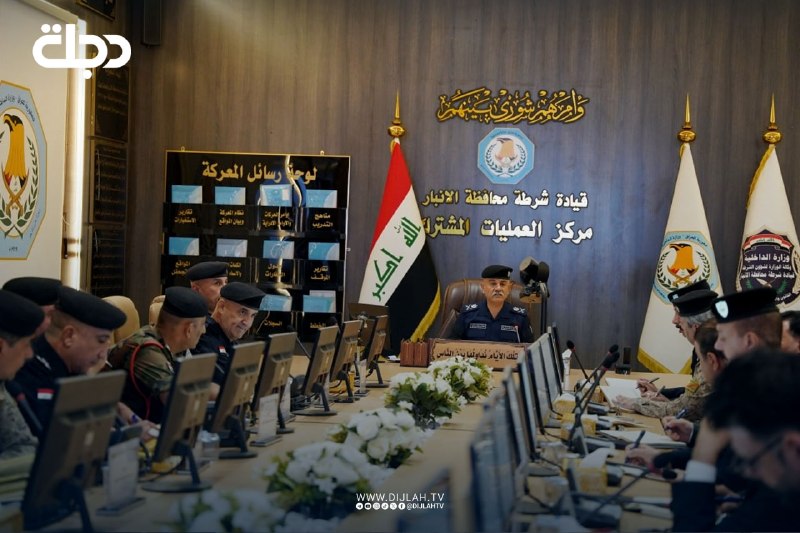 قيادة شرطة الأنبار تعقد مؤتمراً لتنظيم الأسلحة وحصرها بيد الدولة بحضور ممثل مجلس القضاء الأعلى