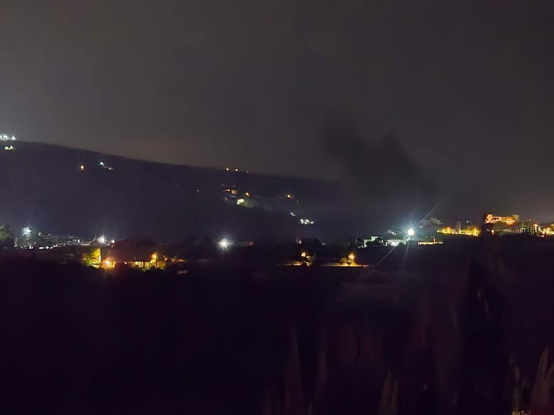 התקפה ישראלית עם שתי תקיפות אוויריות על עיירת אל-מנסורי בדרום לבנון