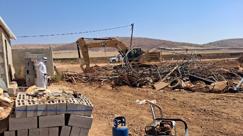 פשע נגד בקעת הירדן.. כוחות הכיבוש ביצעו פעולות הריסה מאסיביות של מתקני מגורים וחקלאות ובארות ארטזיות, והחרי…