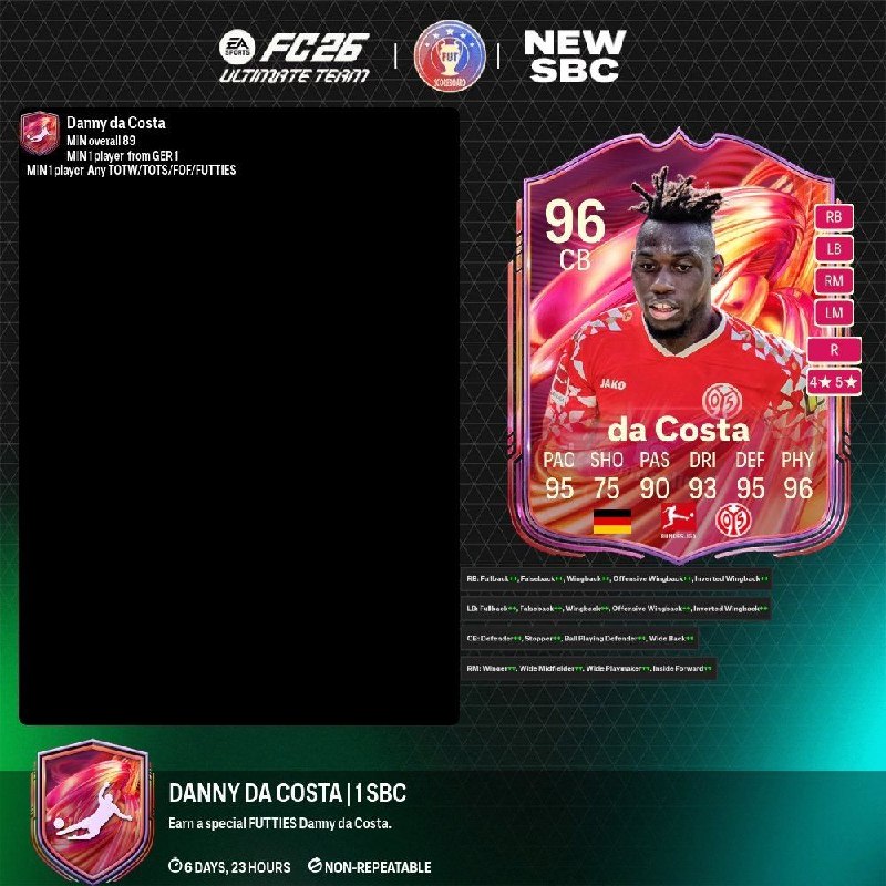 EA SPORT FIFA: 🔘 #کانتنت_شبانه =》اس بی سی شبانه در دسترس قرار گرفتند 🔱🔆🔱📣 کامنت 💬 و ری اکشن ❤️🔥 فراموش نشه ستونا 🌹➖➖➖➖➖➖➖➖➖➖🔆 با ما در