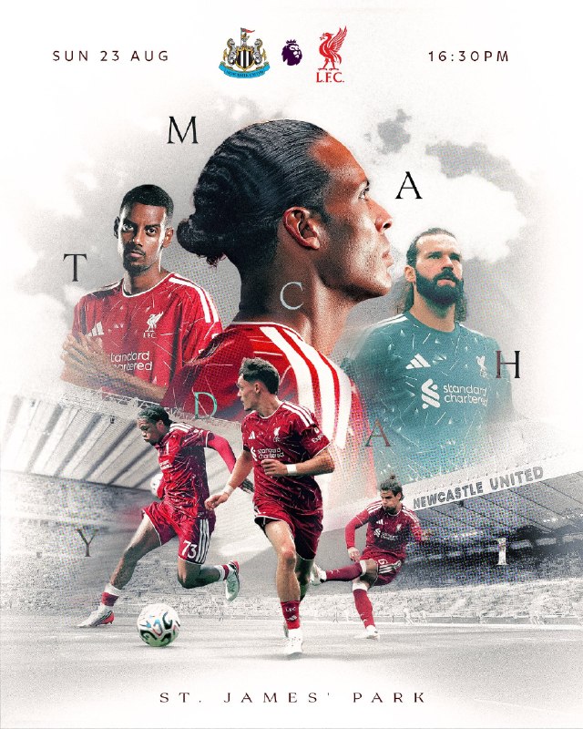 LIVERPOOL IRANI | لیورپول ایرانی: ⚽️ روز بازی 🏆 هفته اول لیگ برتر انگلیس⚪️ نیوکاسل یونایتد vs لیورپول 🔴📅 یکشنبه ۱ شهریور ⏰ ساعت ۱۹🏟 ورزشگاه - سنت جیمز پار