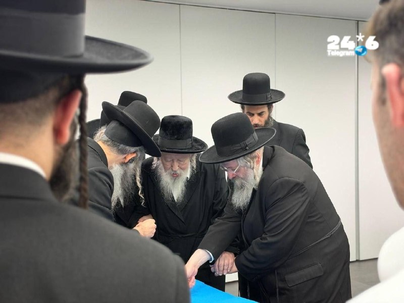 🇮🇱 האדמור מגור הגיע לקלפי.