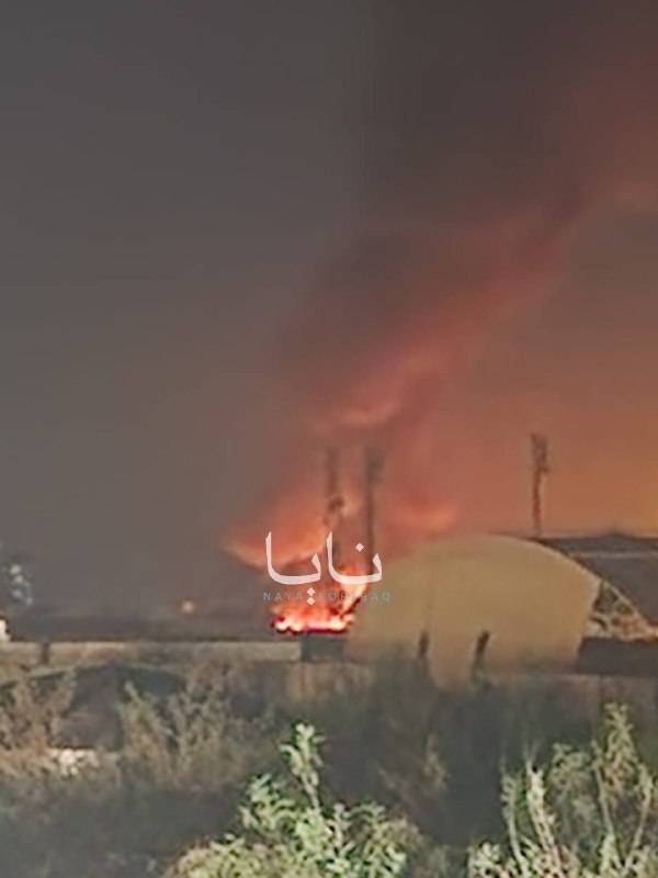 בפרסום התמונות הללו טענו כלי תקשורת ערביים כי הבסיס האמריקני בארביל בוער
