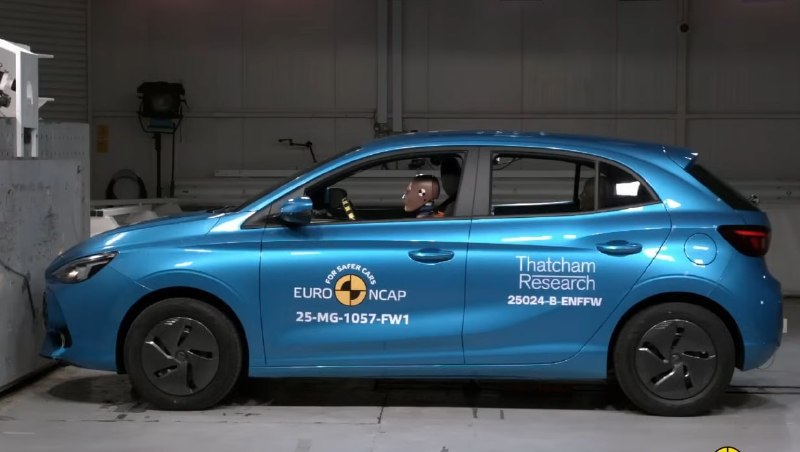 MG начала отзыв MG3 после провала краш-теста