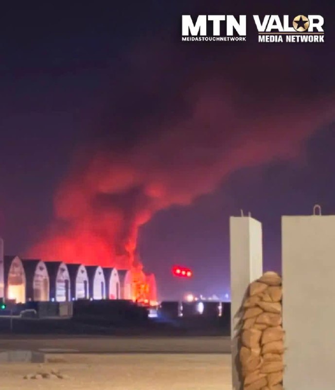 — 🇮🇷/🇯🇴/🇺🇸 New: never-before-seen photos of the destruction at Mofak Salti Air Base, Jordan, as a result of Iran's missile attacks.