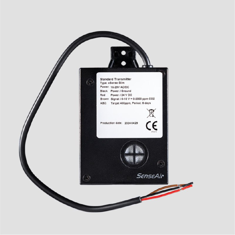 Датчик СО2 eSENSE Slim 0-2000ppm от Senserion для контроля концентрации CO2 в помещении. Газоан...