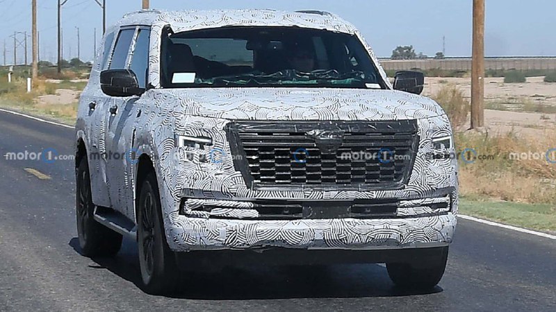 Внедорожник Nissan Patrol нового поколения вышел на испытания