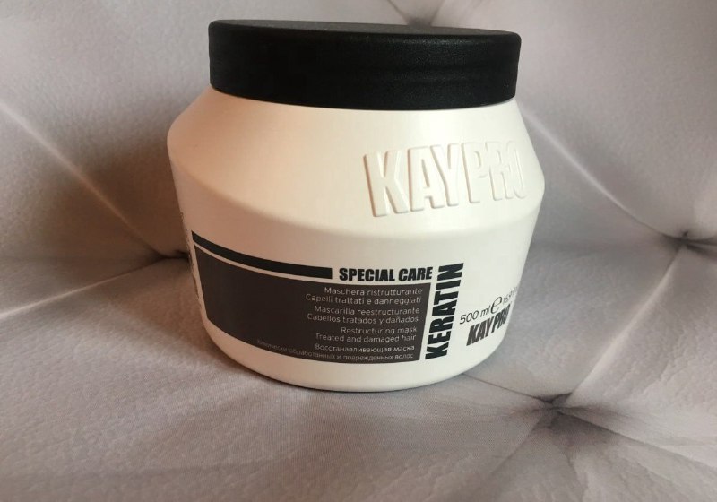 Маска для волос kaypro с кератином для повреждённых волос