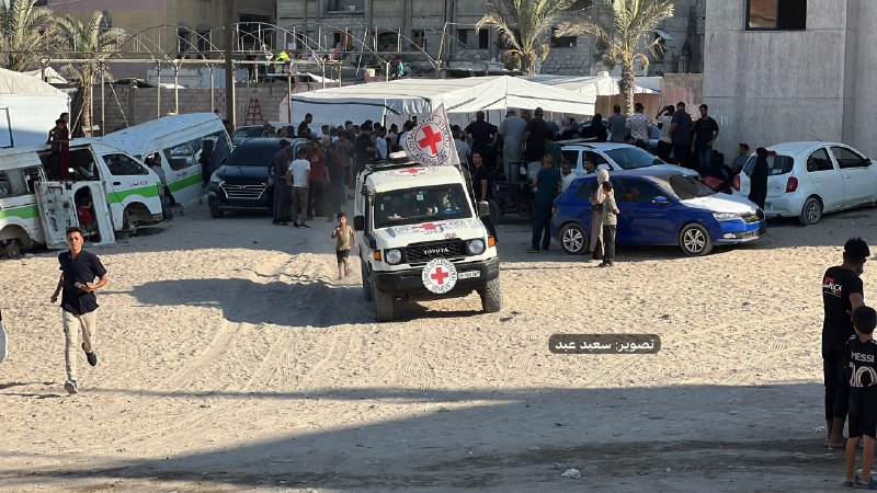 38 أسيراً فلسطينياً محرراً يصلون مستشفى ناصر بخانيونس