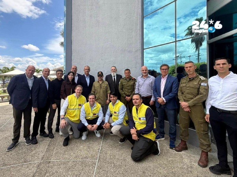 כוח חלוץ של משלחת סיוע ישראלית נחת בוונצואלה לאחר רעידת אדמה
