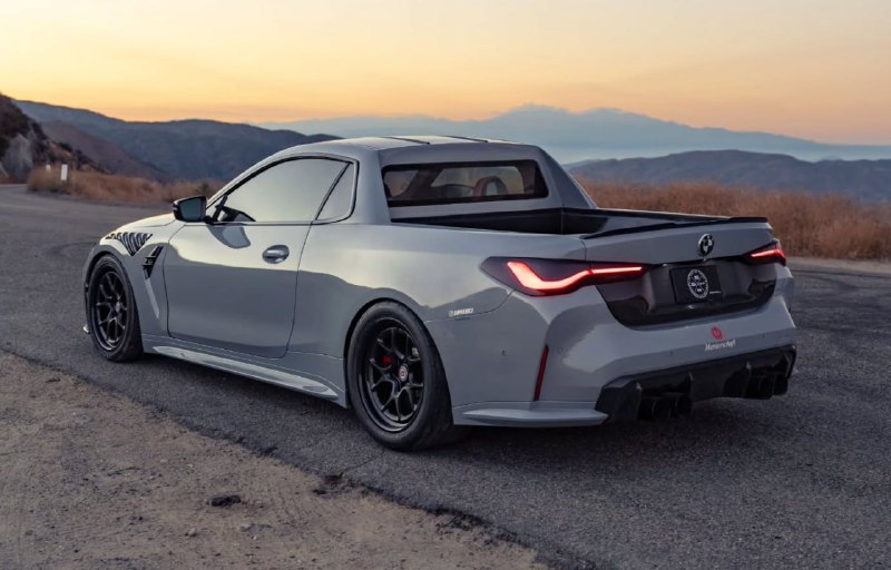 Купе BMW M4 переделали в 510-сильный пикапПроект реализовало ателье Dinmann, за