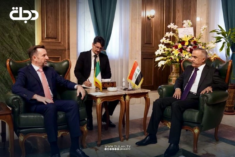 وزير الدفاع نايف الشمري يستقبل السفير الإيطالي لدى العراق ويبحثان تعزيز التعاون الثنائي