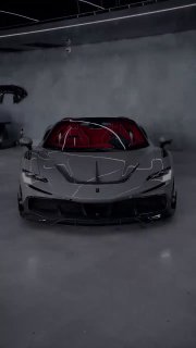Ferrari SF90, доработанный компанией MANSORY@sochiautopartssochiautoparts.ru#soc