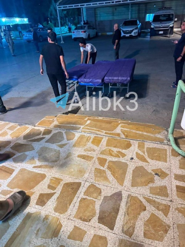 בתי חולים מקבלים אנשים פצועים כתוצאה מהתוקפנות הסעודית-אמריקאית על מחוז נינוה בעיראק.