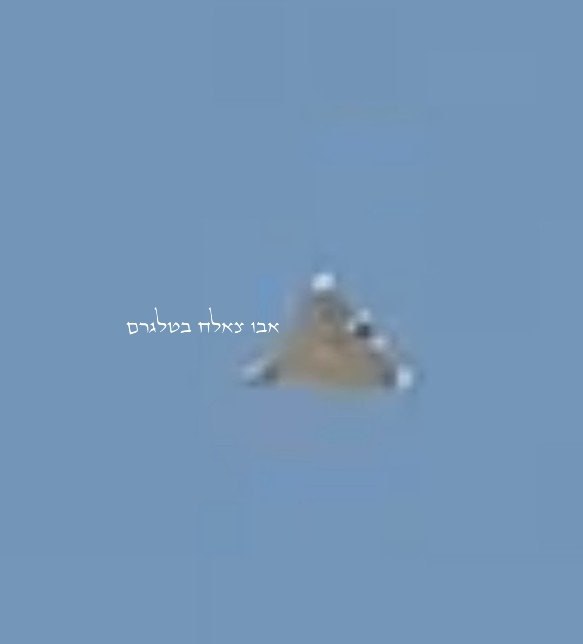 מל"ט מתאבד איראני מדגם שאהד 136 נתפס בעין המצלמה כשהוא טס מעל סוריה לכיוון בסיסים בירדן.