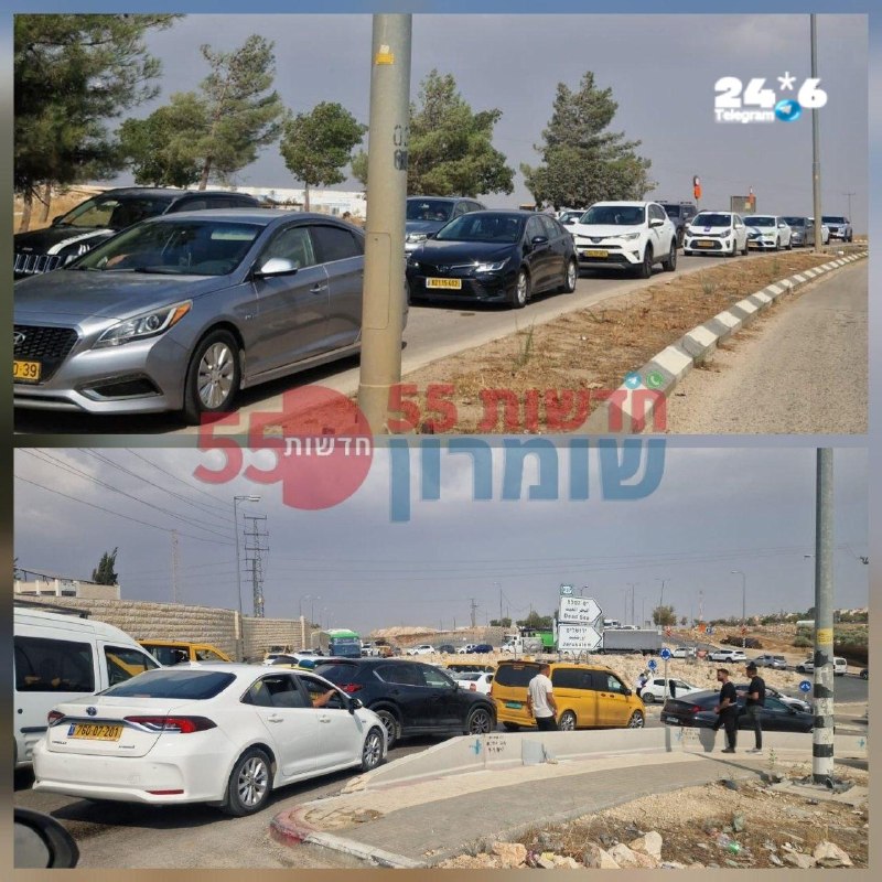 🇮🇱 לנוסעים באזור שער בנימין - חיזמא: עומסים כבדים ליוצאים מאדם ולבאים מכיוון שער בנימין. מומלץ ככל הניתן…