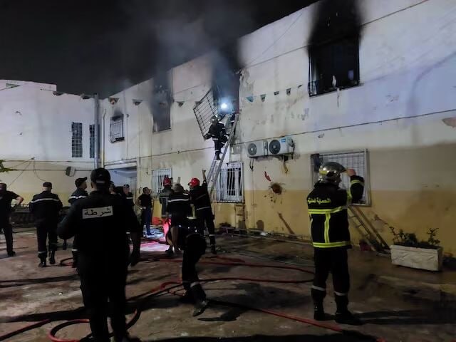 🔸 שריפה בבית יתומים באלג'יריה; ילדים בין 11 קורבנות