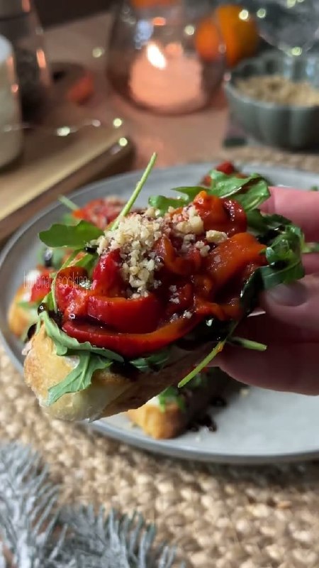 Как приготовить идеальные брускетты с запеченным перцем за 30 минут 2