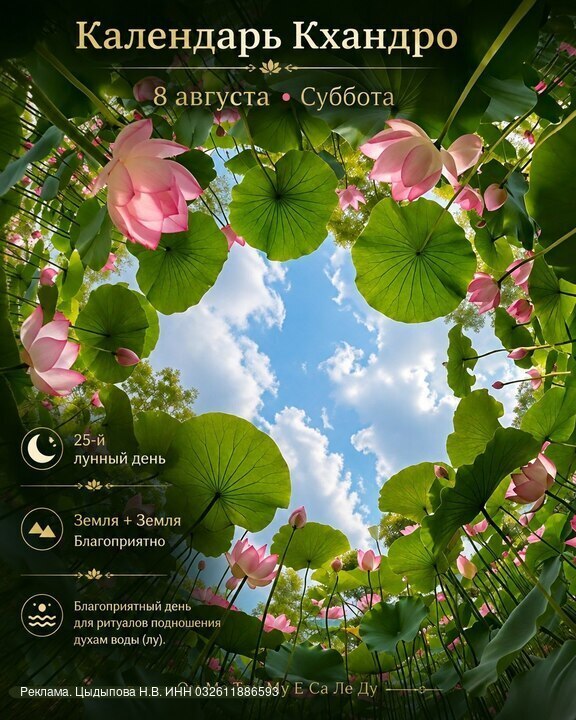 🌙 לוח שנה של Khandro - חוכמה טיבטית עתיקה לכל יום.
