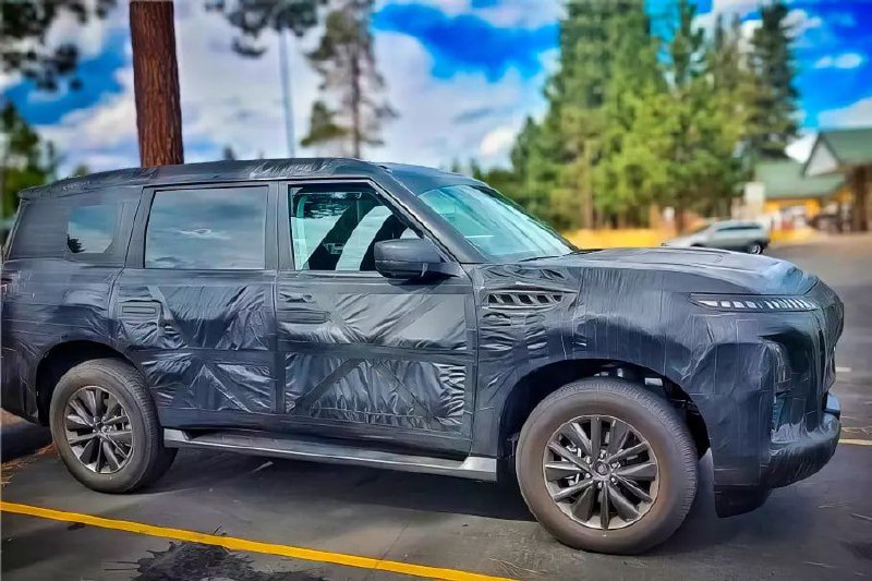 Шпионские фотографии Nissan Patrol следующего поколения