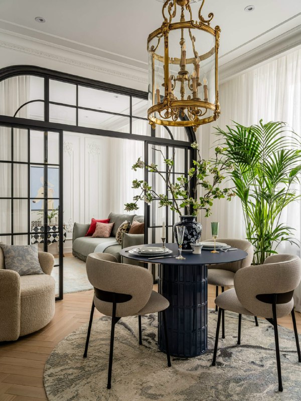 Яркая спальня и эффектная гостиная-детская необычный интерьер 66 кв.м. - изображение 3 - яркая, спальня, эффектная