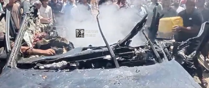 ️🇮🇱🇵🇸 מזל"ט צה"ל תקף לפני שעה קלה מכונית בדיר אל-בלח, מרכז עזה, והרג 2 בני אדם.