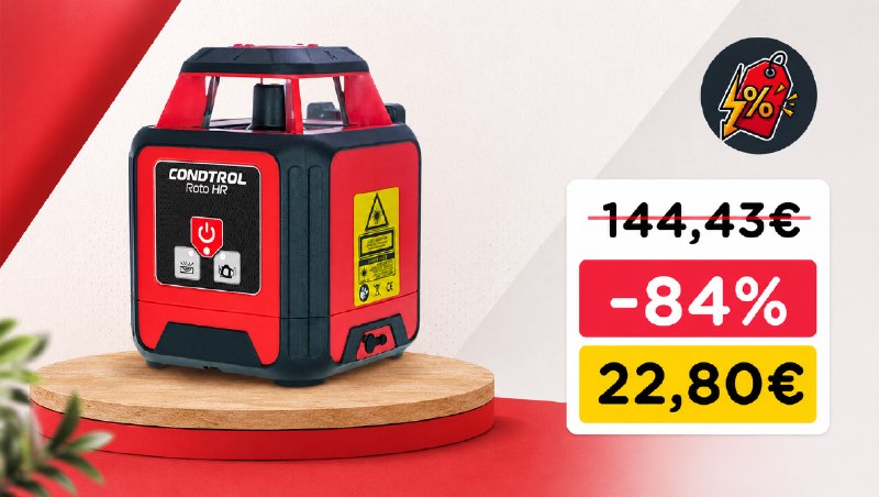 Scopri il CONDTROL Laser Rotante ROTO HR: Offerta da Non Perdere!