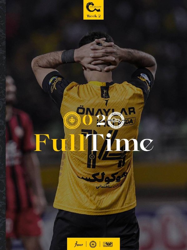 هواداران سپاهان: 💛 FULL-TIME سپاهان ۰تراکتور تبریز ۲📲 instagram: https://instagram.com/sepahanfcofficial#هواداران_سپاهان ↙️🆔 @SepahanFcO