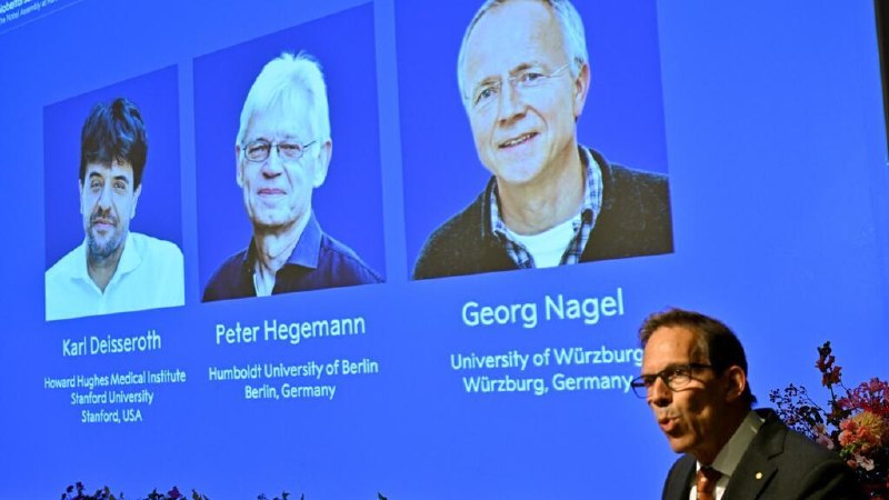 The Nobel Prize in Medicine was jointly awarded to Karl Deisroth, Peter Hagmann and Georg Nagel