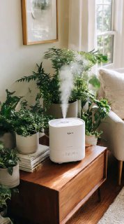 Свежий и влажный воздух дома это как невидимый, но такой ощутимый уют! Особенно зимой, когда отопление делает воздух сухим, а кожа и растения будто... - изображение 1 - воздух, это, дома