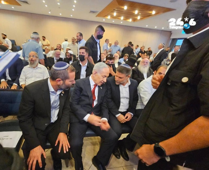 🇮🇱 Netanyahu and Smotrich at a conference encouraging voting now: