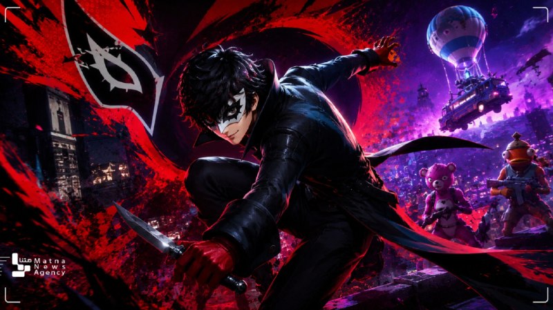 متنا: #اخبار_متنا | همکاری Persona 5 و Fortnite رسماً تأیید شد◉ استودیوی Atlus با انتشار تیزری کوتاه، همکاری رسمی Persona 5 و